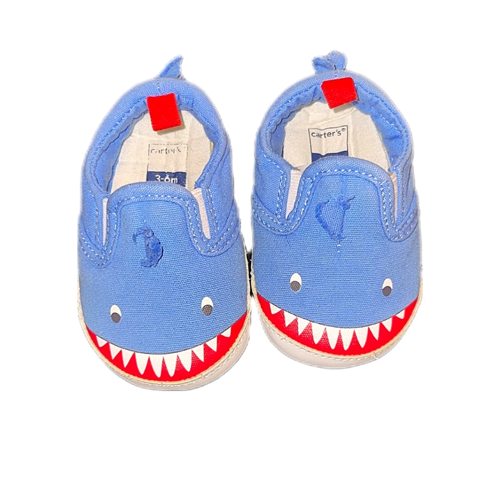 Carter's baby shark crib shoes